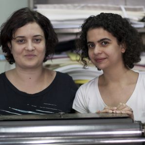 Raquel Pinheiro e Virgínia Pitzer